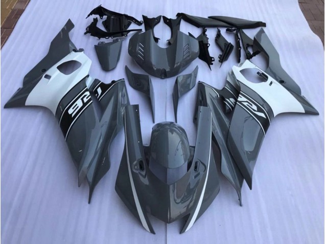 Nardo Gris & Blanc 17-21 Yamaha R6 Carénage Nardo Gris & Blanc 17-21 Yamaha R6 Carénage