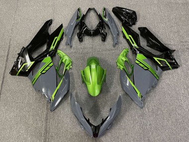 Nardo Gris & Vert 18-23 Kawasaki Ninja 400 Carénage