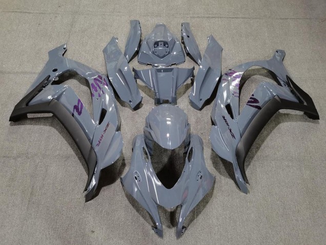 Nardo Gris & Violet 16-19 Kawasaki ZX10R Carénage Nardo Gris & Violet 16-19 Kawasaki ZX10R Carénage