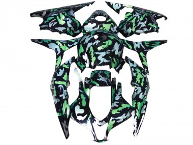 Neige Verte Camo 09-12 Honda CBR600RR Carénage