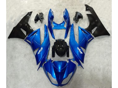 Ninja Bleu & Noir 09-12 Kawasaki ZX6R Carénage