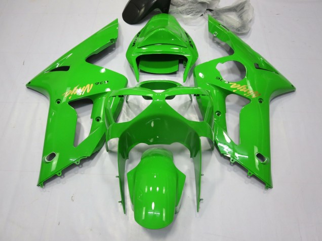 Ninja Vert 03-04 Kawasaki ZX6R Carénage Ninja Vert 03-04 Kawasaki ZX6R Carénage