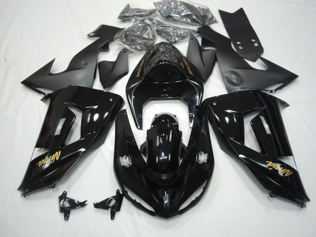 Noir Brillant 06-07 Kawasaki ZX10R Carénage Noir Brillant 06-07 Kawasaki ZX10R Carénage