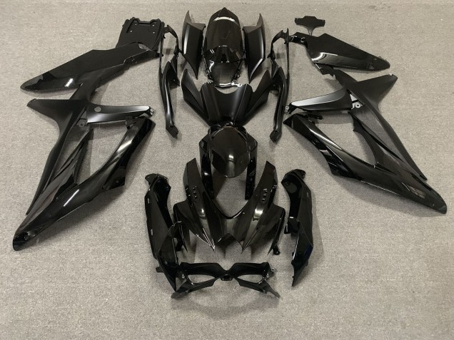 Noir Brillant 08-10 Suzuki GSXR 600-750 Carénage Noir Brillant 08-10 Suzuki GSXR 600-750 Carénage