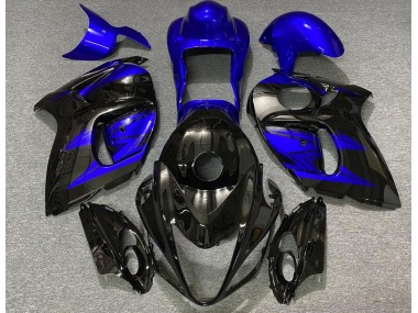Noir Brillant & Bleu Profond 08-20 Suzuki GSXR 1300 Carénage