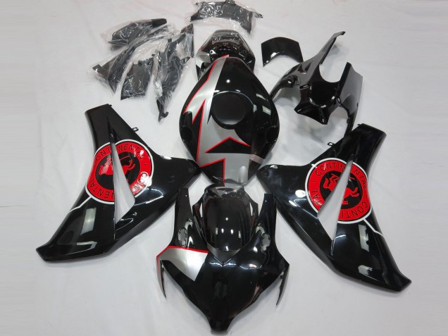 Noir Brillant & Rouge 08-11 Honda CBR1000RR Carénage