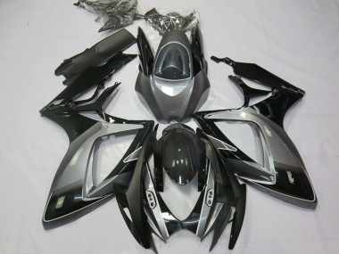 Noir Gris Spécial 06-07 Suzuki GSXR 600-750 Carénage