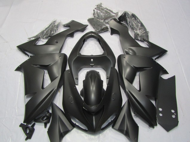 Noir Mat 06-07 Kawasaki ZX10R Carénage Noir Mat 06-07 Kawasaki ZX10R Carénage