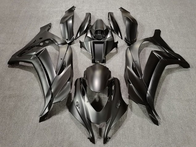 Noir Mat 16-19 Kawasaki ZX10R Carénage Noir Mat 16-19 Kawasaki ZX10R Carénage