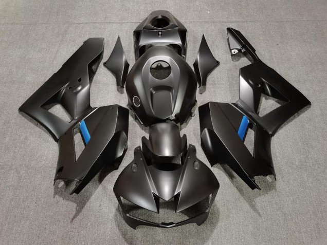 Noir Mat & Bleu Clair 13-23 Honda CBR600RR Carénage Noir Mat & Bleu Clair 13-23 Honda CBR600RR Carénage