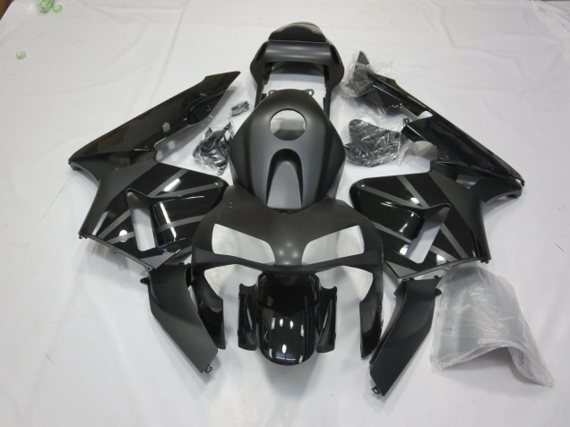 Noir Mat / Brillant 03-04 Honda CBR600RR Carénage Noir Mat / Brillant 03-04 Honda CBR600RR Carénage
