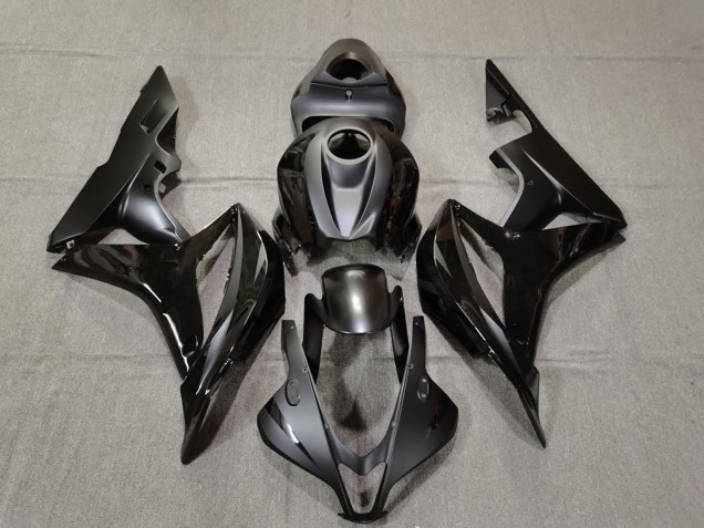 Noir Mat & Brillant 07-08 Honda CBR600RR Carénage Noir Mat & Brillant 07-08 Honda CBR600RR Carénage