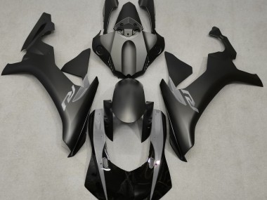 Noir Mat & Gris 15-19 Yamaha R1 Carénage