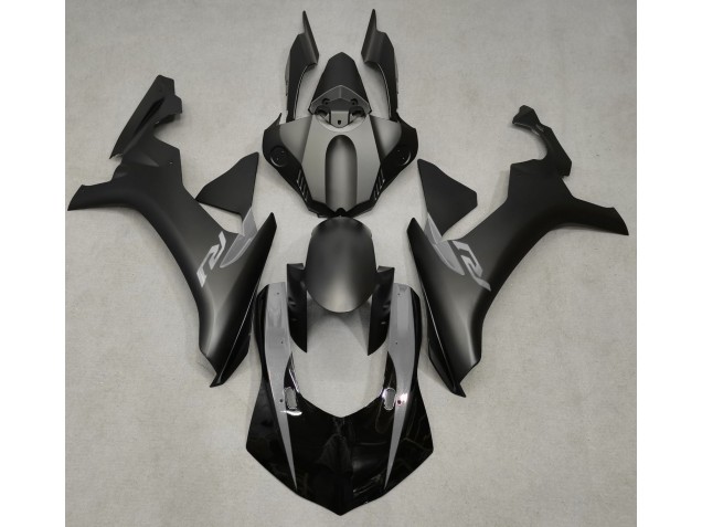 Noir Mat & Gris 15-19 Yamaha R1 Carénage Noir Mat & Gris 15-19 Yamaha R1 Carénage