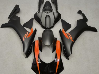Noir Mat & Orange 15-19 Yamaha R1 Carénage