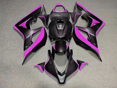 Noir Mat & Rose 07-08 Honda CBR600RR Carénage
