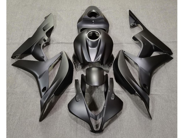 Noir Mat Uni 07-08 Honda CBR600RR Carénage Noir Mat Uni 07-08 Honda CBR600RR Carénage