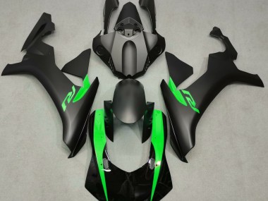 Noir Mat & Vert 15-19 Yamaha R1 Carénage