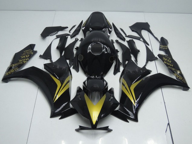 Noir & Or 12-16 Honda CBR1000RR Carénage Noir & Or 12-16 Honda CBR1000RR Carénage
