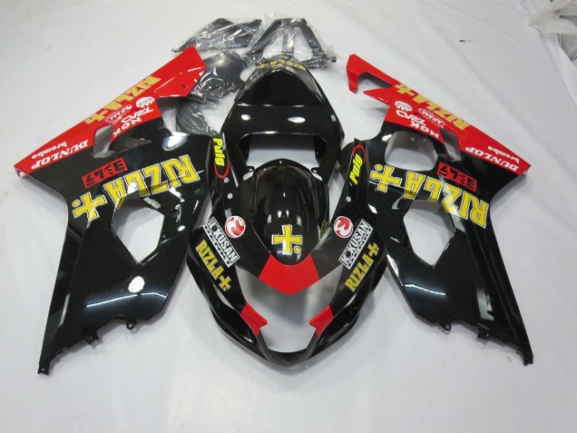 Noir Rizla 04-05 Suzuki GSXR 600-750 Carénage Noir Rizla 04-05 Suzuki GSXR 600-750 Carénage
