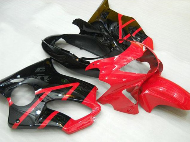 Noir Rouge 99-00 Honda CBR600 F4 Carénage Noir Rouge 99-00 Honda CBR600 F4 Carénage