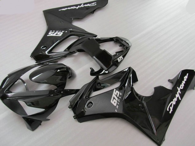 Noir Triple 06-08 Triumph Daytona 675 Carénage Noir Triple 06-08 Triumph Daytona 675 Carénage