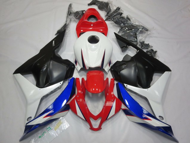 OEM Style Noir Blanc Rouge & Bleu 09-12 Honda CBR600RR Carénage OEM Style Noir Blanc Rouge & Bleu 09-12 Honda CBR600RR Carénage