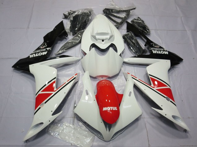 OEM Style Rouge & Blanc 04-06 Yamaha R1 Carénage OEM Style Rouge & Blanc 04-06 Yamaha R1 Carénage