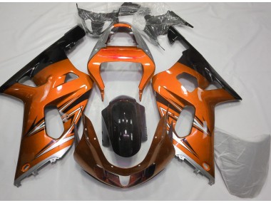 Orange & Argent 01-03 Suzuki GSXR 600-750 Carénage