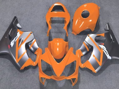 Orange & Argent Mat 01-03 Honda CBR600 F4i Carénage