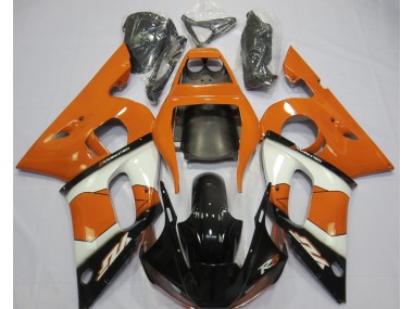 Orange Blanc & Noir 98-02 Yamaha R6 Carénage