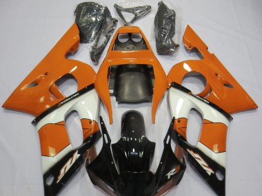 Orange Blanc & Noir 98-02 Yamaha R6 Carénage