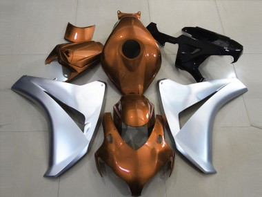 Orange Brillant & Argent 08-11 Honda CBR1000RR Carénage