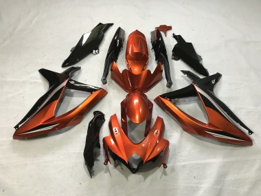 Orange Brûlée 08-10 Suzuki GSXR 600-750 Carénage