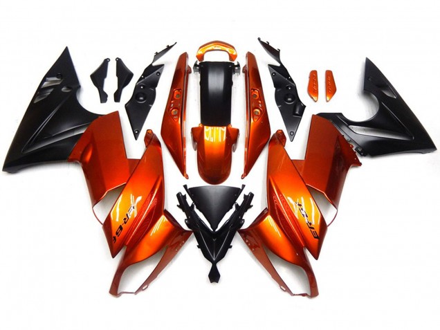 Orange Brûlée 09-11 Kawasaki Ninja 650R Carénage Orange Brûlée 09-11 Kawasaki Ninja 650R Carénage