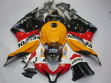 Orange Clair Repsol 09-12 Honda CBR600RR Carénage