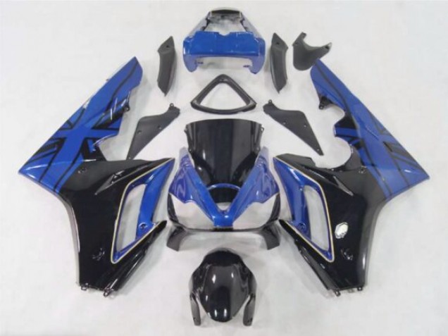 Pavillon Bleu / Noir 06-08 Triumph Daytona 675 Carénage Pavillon Bleu / Noir 06-08 Triumph Daytona 675 Carénage