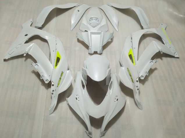 Perle Blanche 16-19 Kawasaki ZX10R Carénage Perle Blanche 16-19 Kawasaki ZX10R Carénage