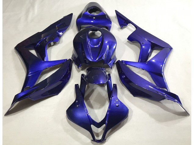 Plaine Bleu Profond 07-08 Honda CBR600RR Carénage Plaine Bleu Profond 07-08 Honda CBR600RR Carénage