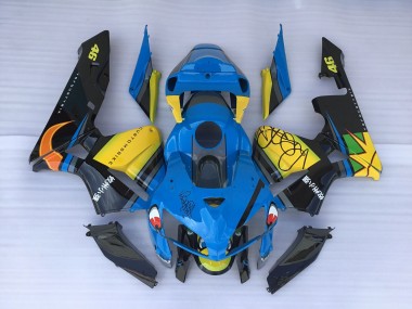 Requin Bleu & Jaune 05-06 Honda CBR600RR Carénage