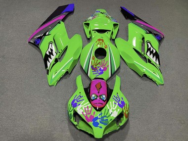Requin Vert & Violet 04-05 Honda CBR1000RR Carénage