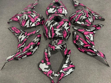 Rose & Argent Camo 09-12 Honda CBR600RR Carénage