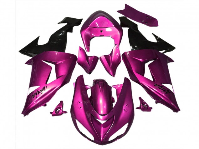 Rose Brillant 06-07 Kawasaki ZX10R Carénage Rose Brillant 06-07 Kawasaki ZX10R Carénage