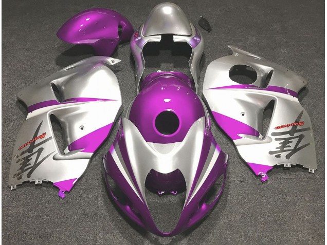Rose Brillant & Argent 97-07 Suzuki GSXR 1300 Carénage Rose Brillant & Argent 97-07 Suzuki GSXR 1300 Carénage