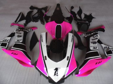 Rose Brillant & Blanc 15-19 Yamaha R1 Carénage