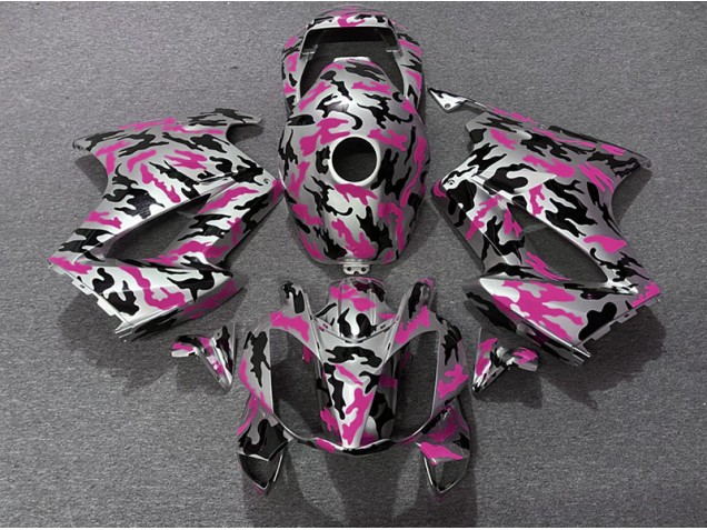 Rose Camouflage 02-12 Honda VFR800 Carénage Rose Camouflage 02-12 Honda VFR800 Carénage