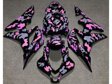 Rose & Gris Camouflage 07-08 Honda CBR600RR Carénage