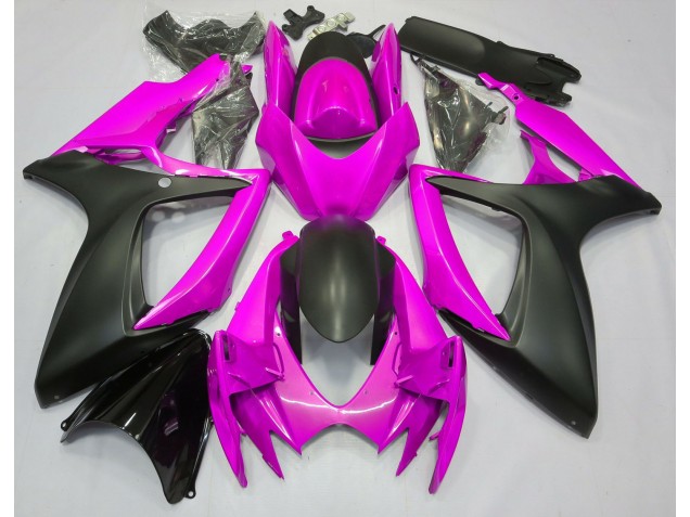 Rose Vif 06-07 Suzuki GSXR 600-750 Carénage Rose Vif 06-07 Suzuki GSXR 600-750 Carénage