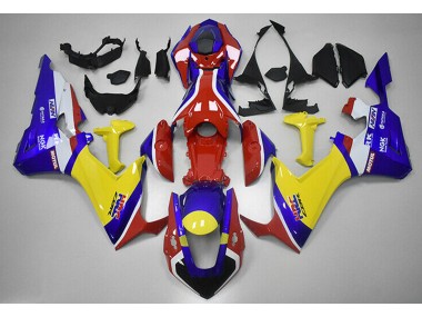 Rosso Blu E Giallo HRC 17-23 Honda CBR1000RR Carénage