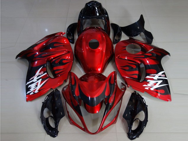 Rosso Vibrante E Fiamma 08-20 Suzuki GSXR 1300 Carénage Rosso Vibrante E Fiamma 08-20 Suzuki GSXR 1300 Carénage